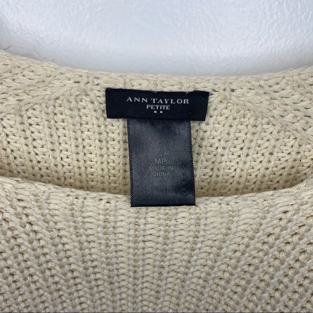 Ann Taylor color blocked sweater top - Picture 8 of 12